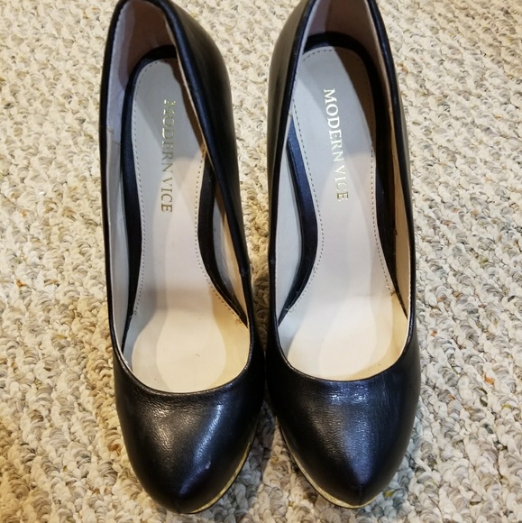 MODERN VICE BLACK PLATFORM MADISON HEEL - Picture 5 of 6